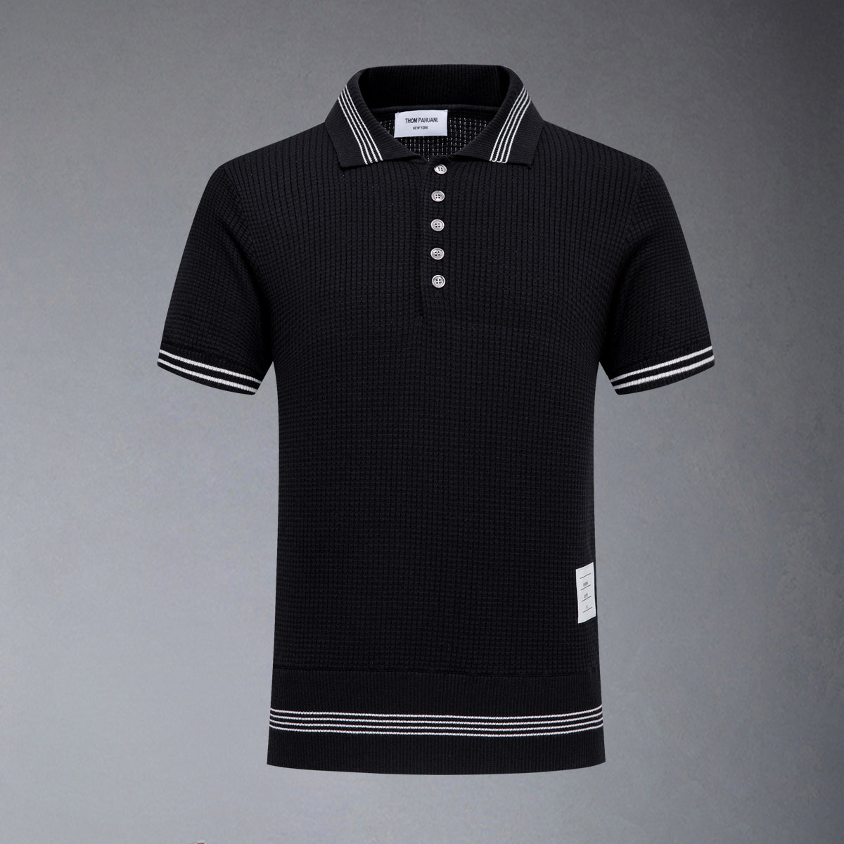 MR.TOM Waffle fabric POLO Shirt