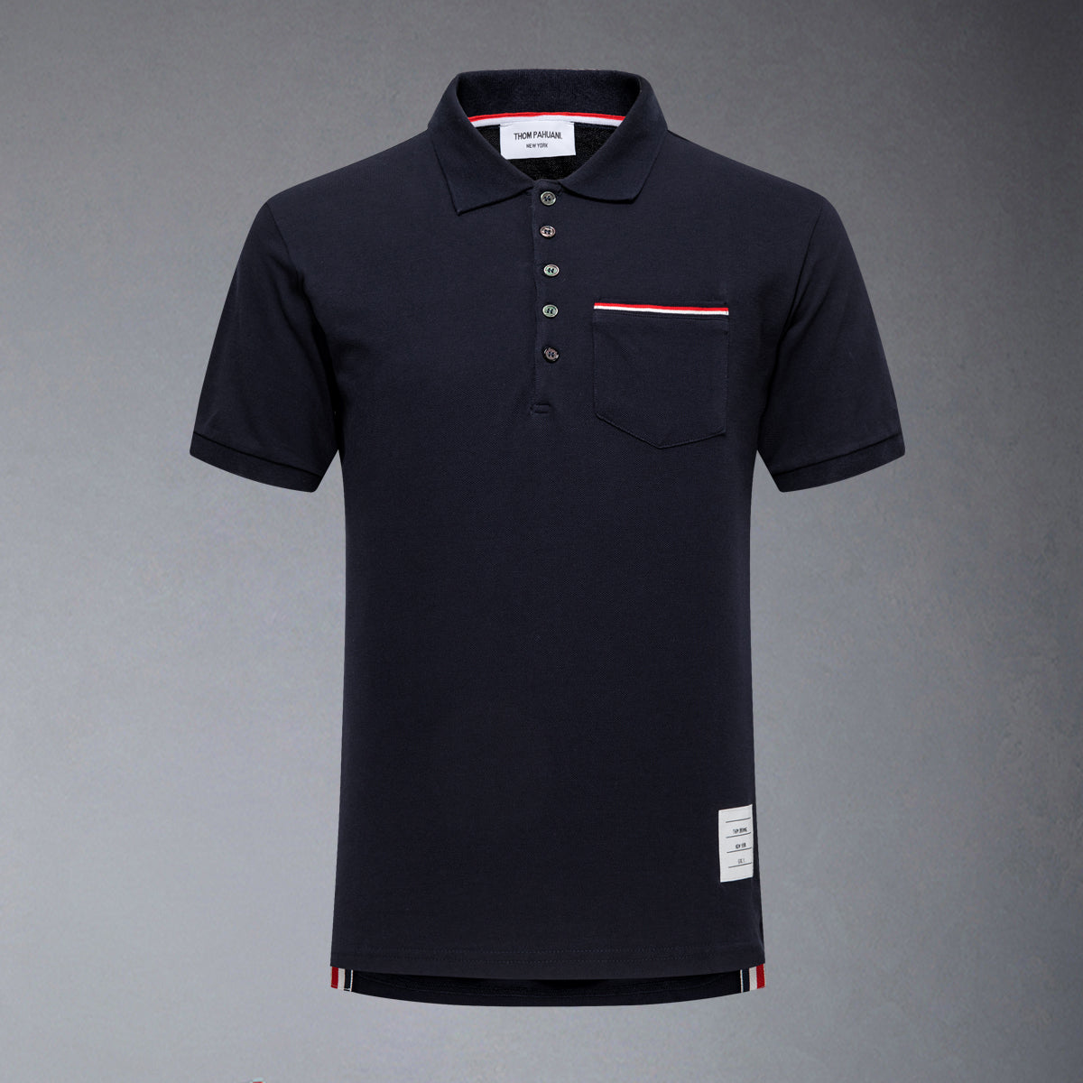 MR.TOM Pocket Stripes POLO Shirt