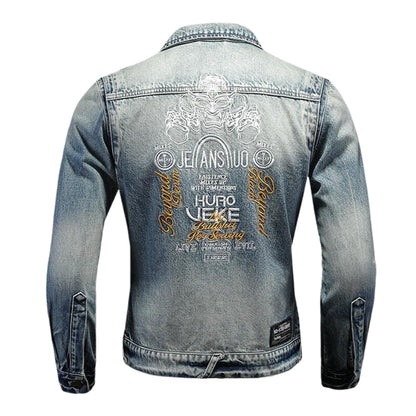 New-DSQ2 Distressed Denim Jacket
