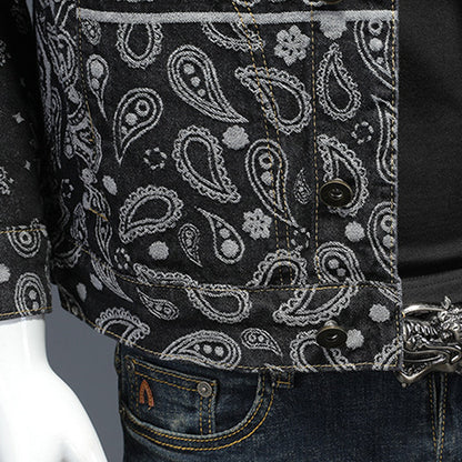 New-DSQ2 Black Denim Jacket