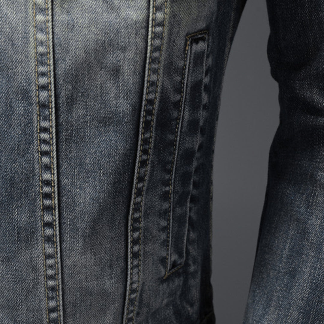 New-DSQ2 2025ss Distressed Denim Jacket