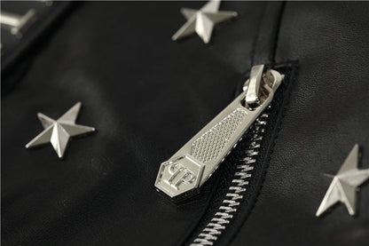 New-Black Cowhide Jacket