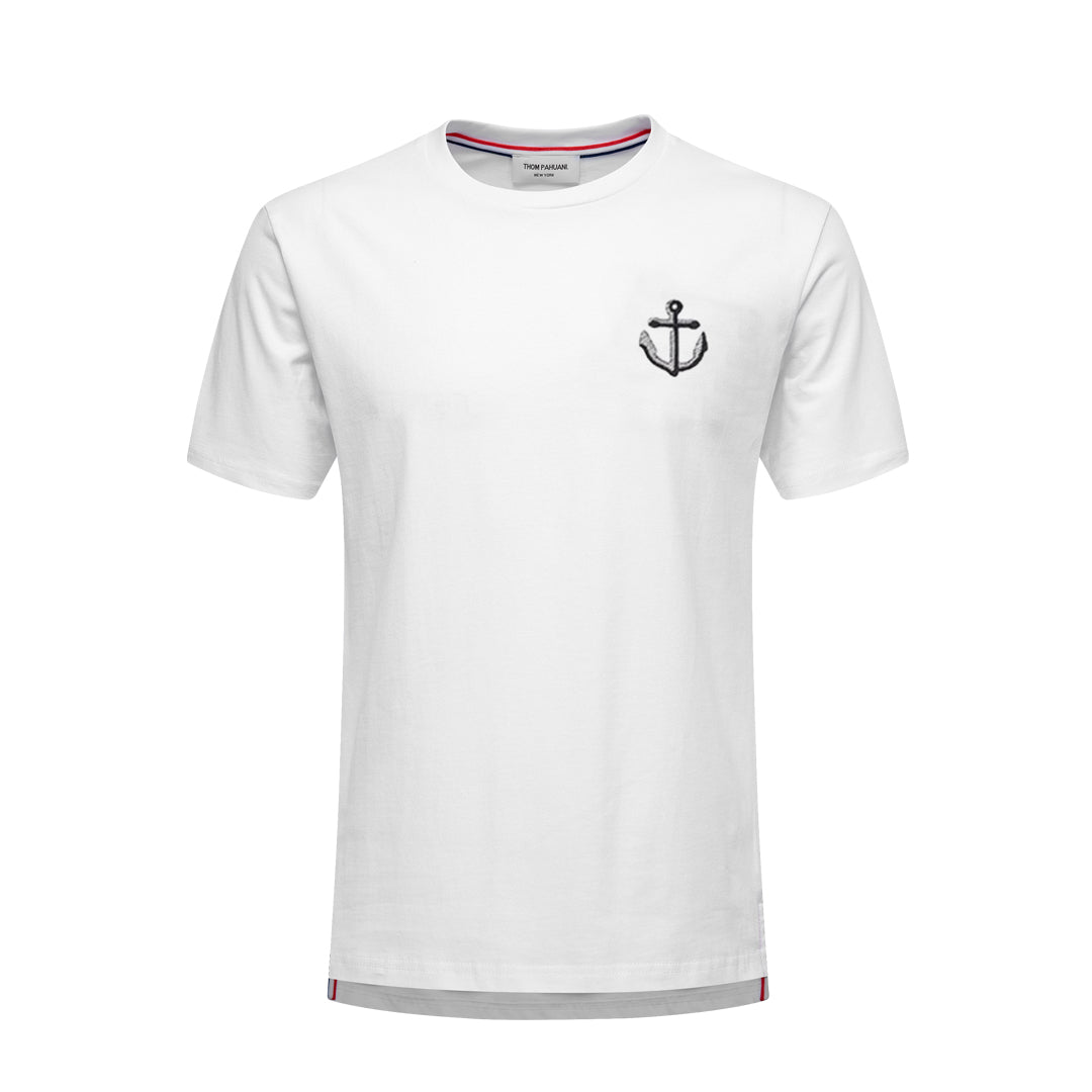 MR.TOM Anchor embroidery T-shirt