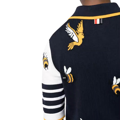 MR.TOM Bee Embroidery POLO Shirt