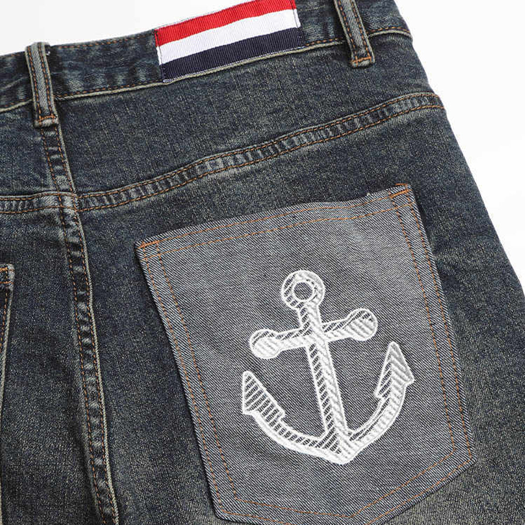 MR.TOM Embroidery Jeans