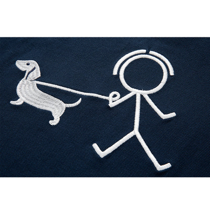 MR.TOM Puppy embroidered T-shirt