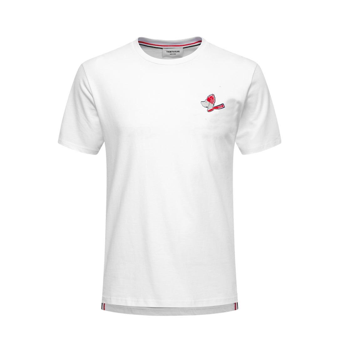 MR.TOM Christmas Dog Embroidery T-shirt