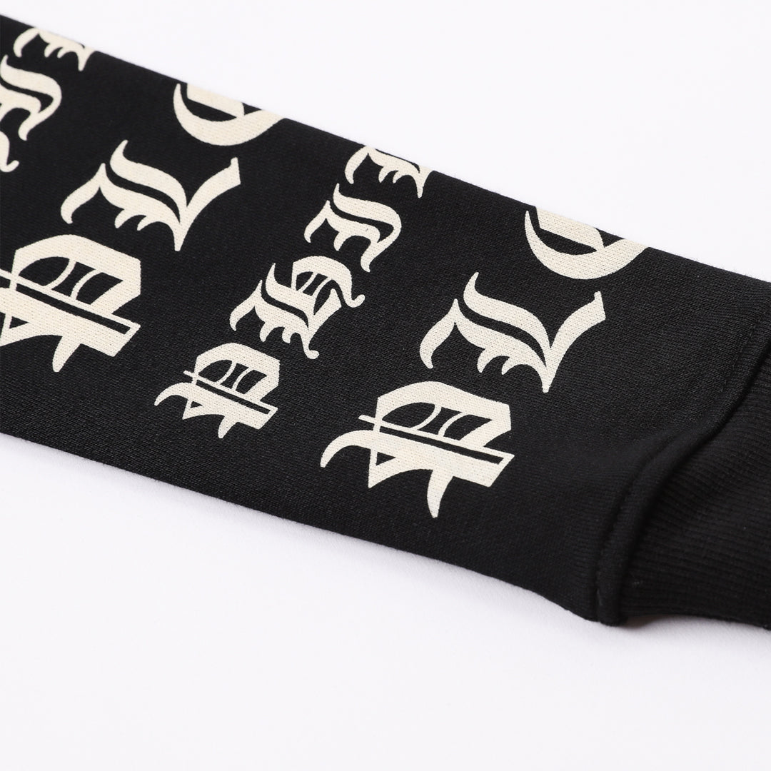 New-2025SS Unisex Black Hoodie