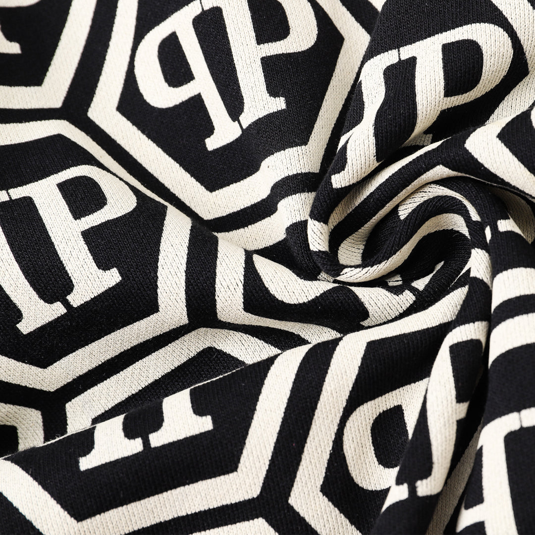 New 2025SS Sports Black Hoodie