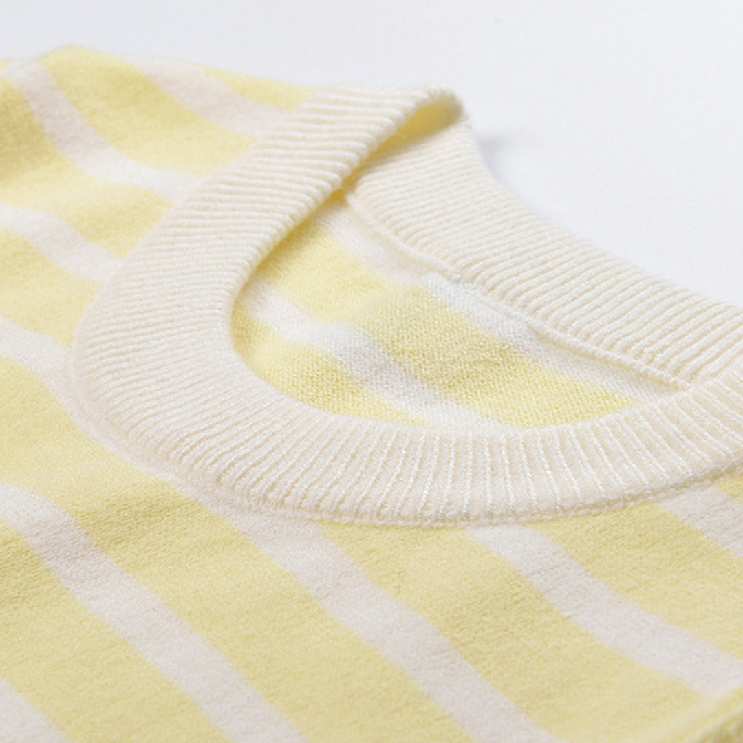 MR.TOM  Women Stripe T-shirt