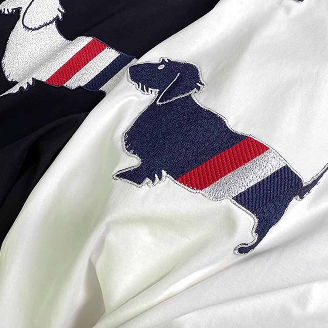 MR.TOM Puppy embroidery T-shirt