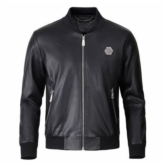 New-LOGO Cowhide Jacket