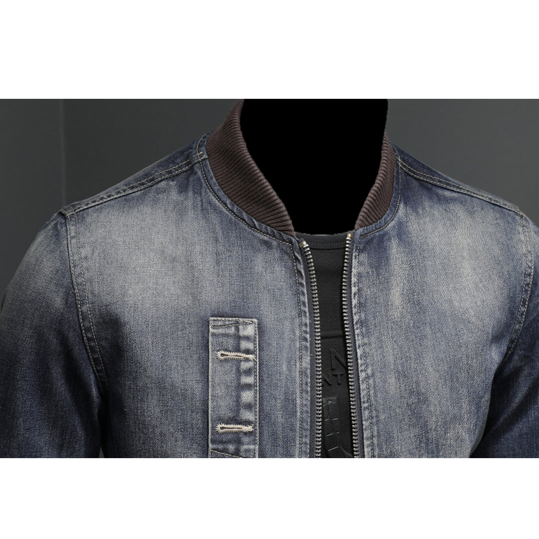 New-DSQ2 Distressed Denim Jacket