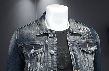 New-DSQ2 Distressed 24ss Denim Jacket