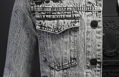 New-DSQ2 Distressed Denim Jacket