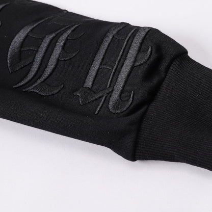 New-2025SS Unisex Black Hoodie