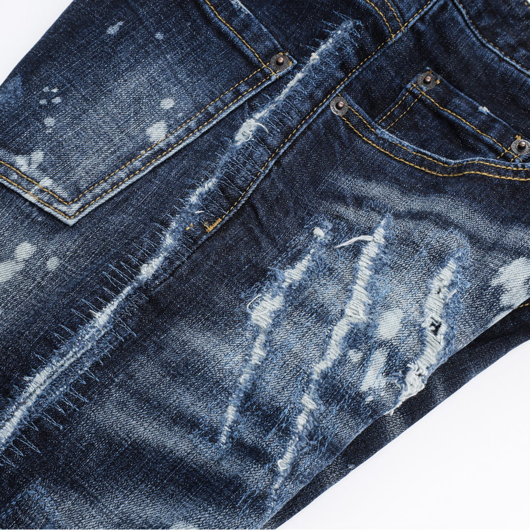 New-DSQ2 2025ss Ripped Jeans