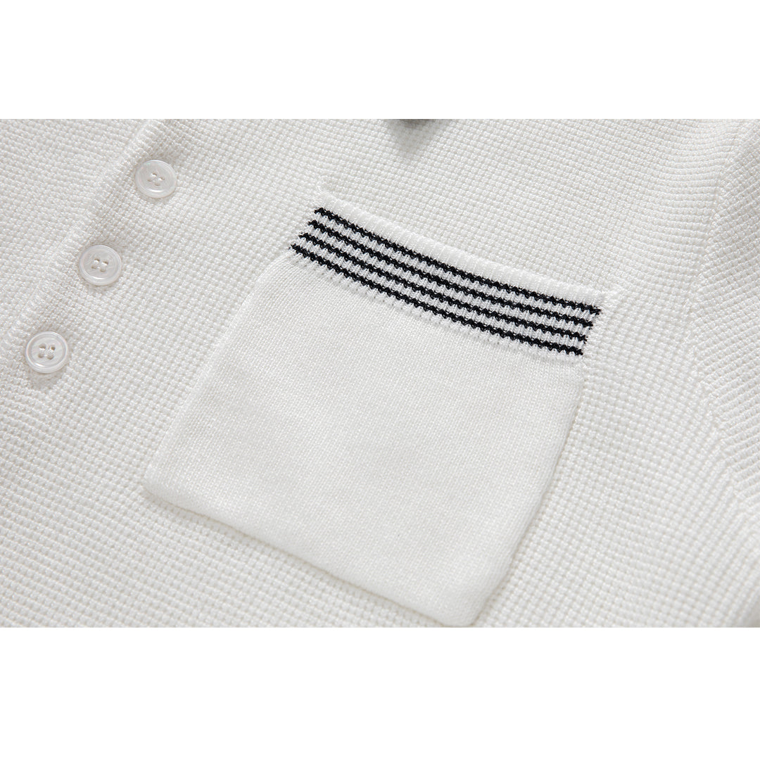 MR.TOM  Women stripe POLO shirt