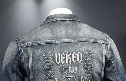 New-DSQ2 Distressed 24ss Denim Jacket
