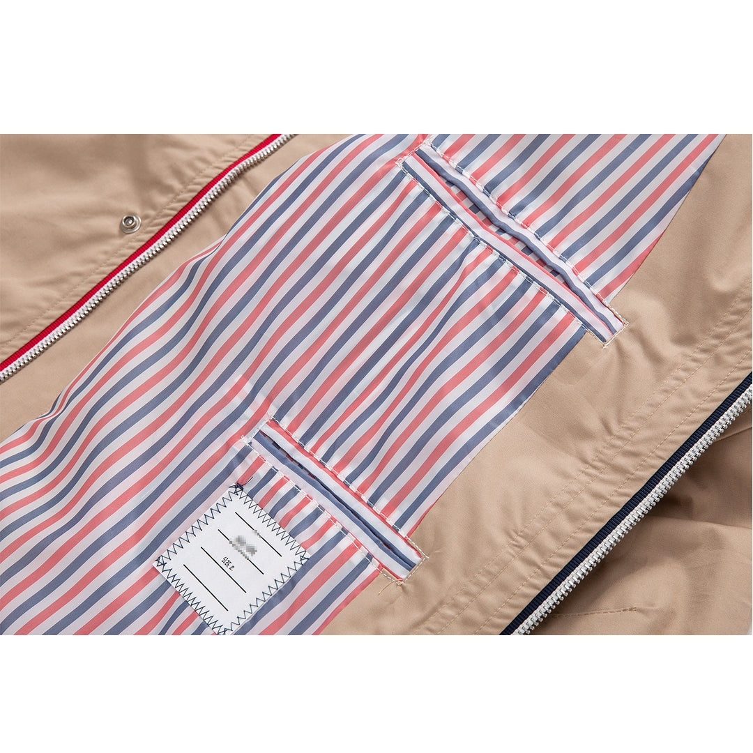 MR.TOM Khaki Hooded Jacket