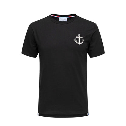 MR.TOM Anchor embroidery T-shirt