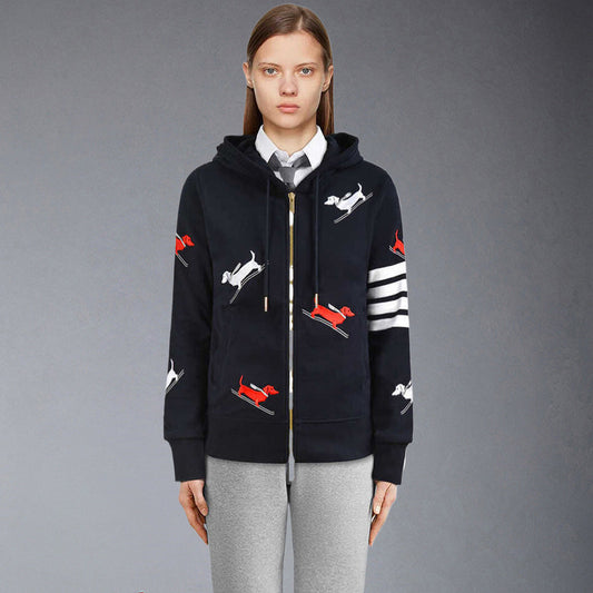 MR.TOM 2025ss embroidery Hoodie