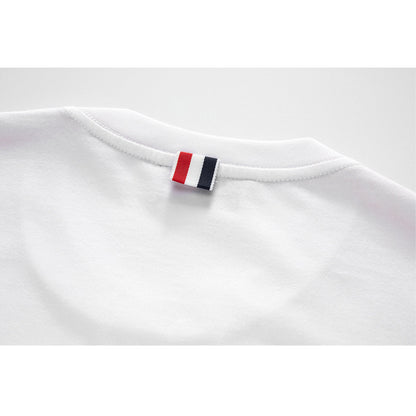 MR.TOM Anchor embroidery T-shirt