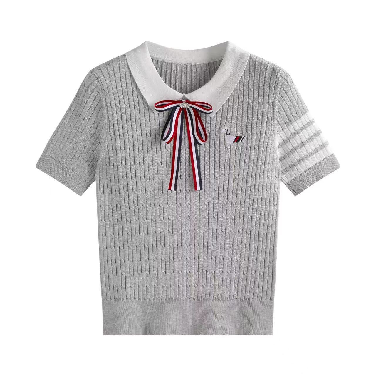 MR.TOM  Women Stripe T-shirt