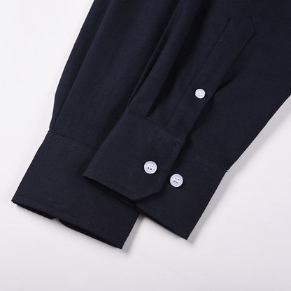 MR.TOM 4-Bar Embroidery Shirt