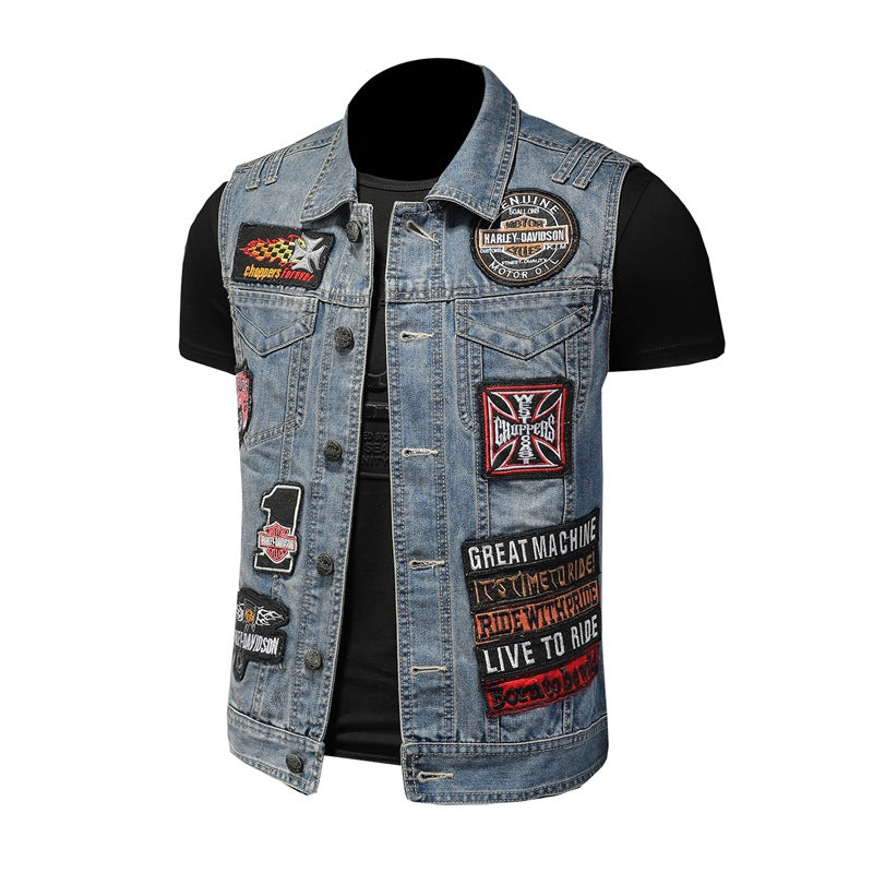New-DSQ2 2025ss Denim Vest coat