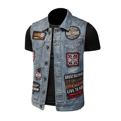 New-DSQ2 2025ss Denim Vest coat