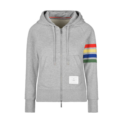 MR.TOM Rainbow Stripes Hoodie