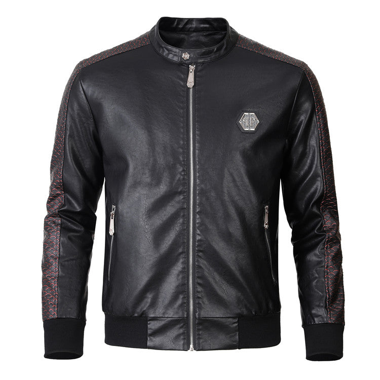 New-Men Cowhide Jacket