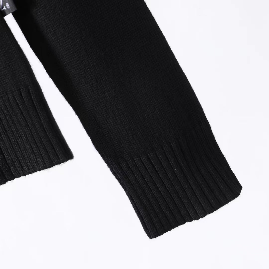 PIein Black Fleece Sweatshirt